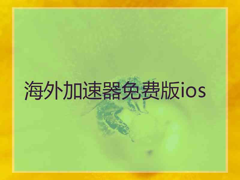 海外加速器免费版ios